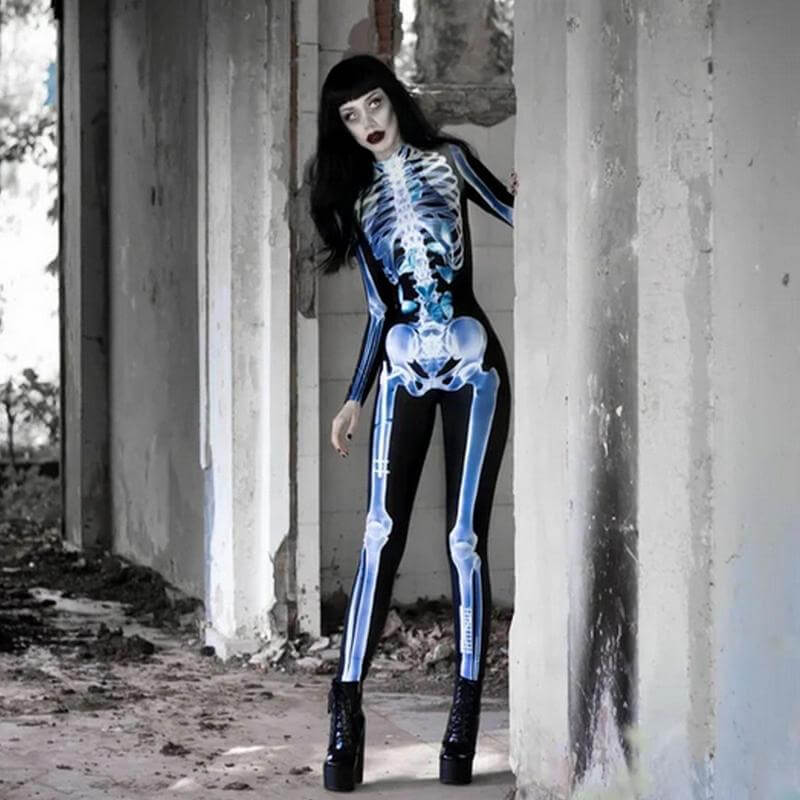 3D Skeletkostüm für ein Gruseliges und Unvergessliches Halloween