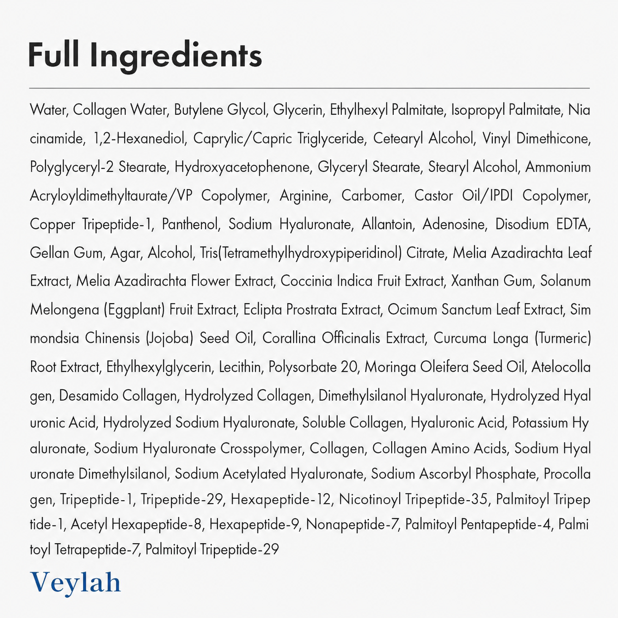 Veylah Copper Peptide Anti-Aging Cream