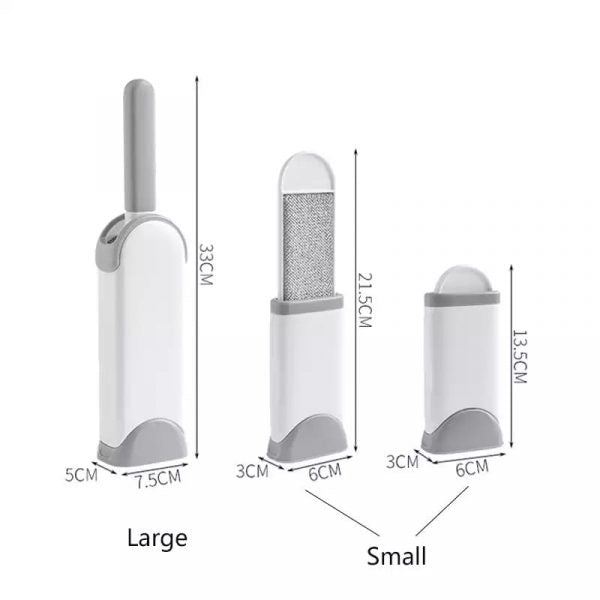 HandyBrush™ | Doppelseitiger Wiederverwendbarer Haustierhaareentferner mit selbstreinigender Basis