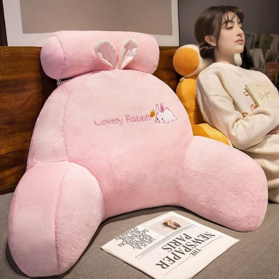 ComfyBack™ Rückenstützkissen | weiches Lendenkissen für Sofa und Bett