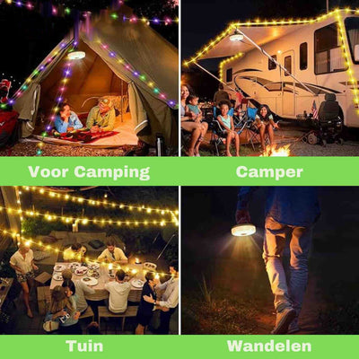 GlowMate™ Lampe | Stimmungslampe, Lichterkette und Powerbank für draußen