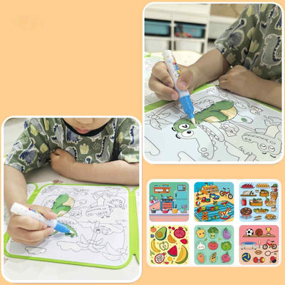 AquaDoodle™ Buch | Wiederverwendbarer, Magischer Wasserfarben Spaß für Kinder