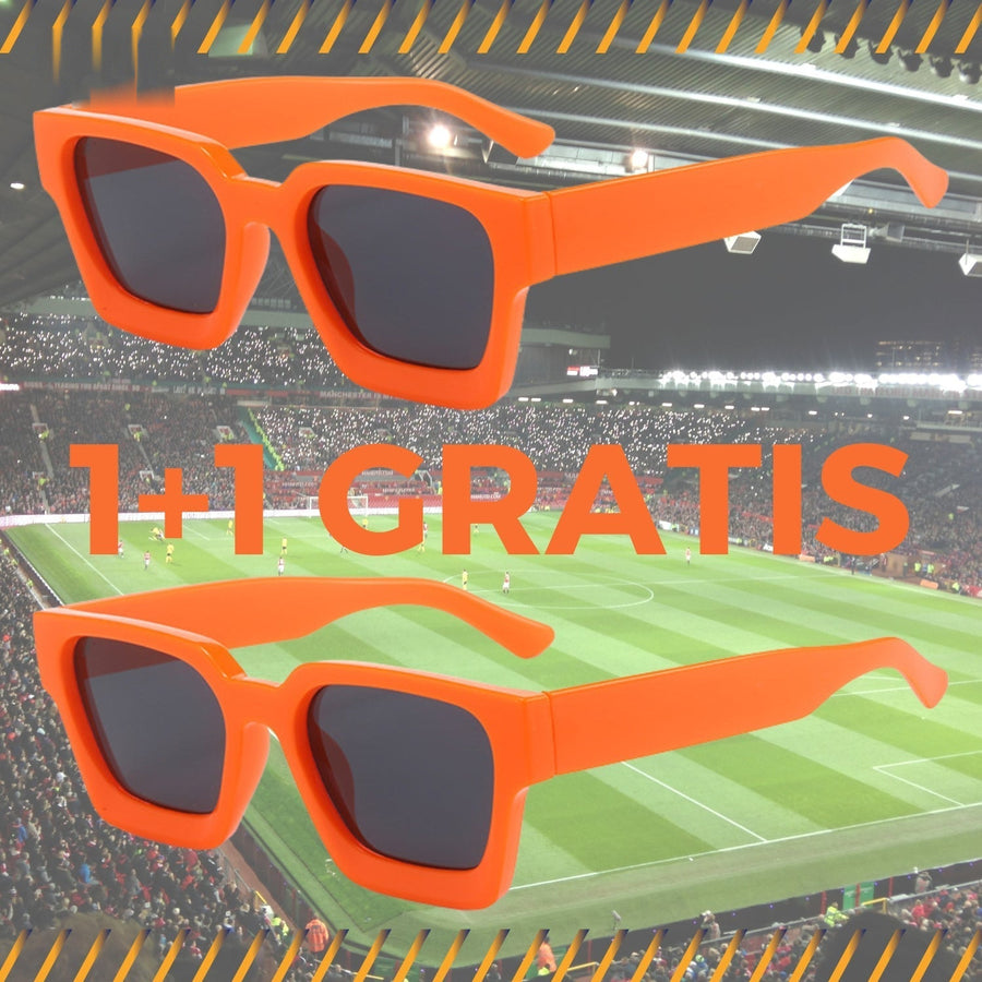 Oranges T-Shirt Set | T-Shirt + GRATIS Sonnenbrille mit UV400-Schutz