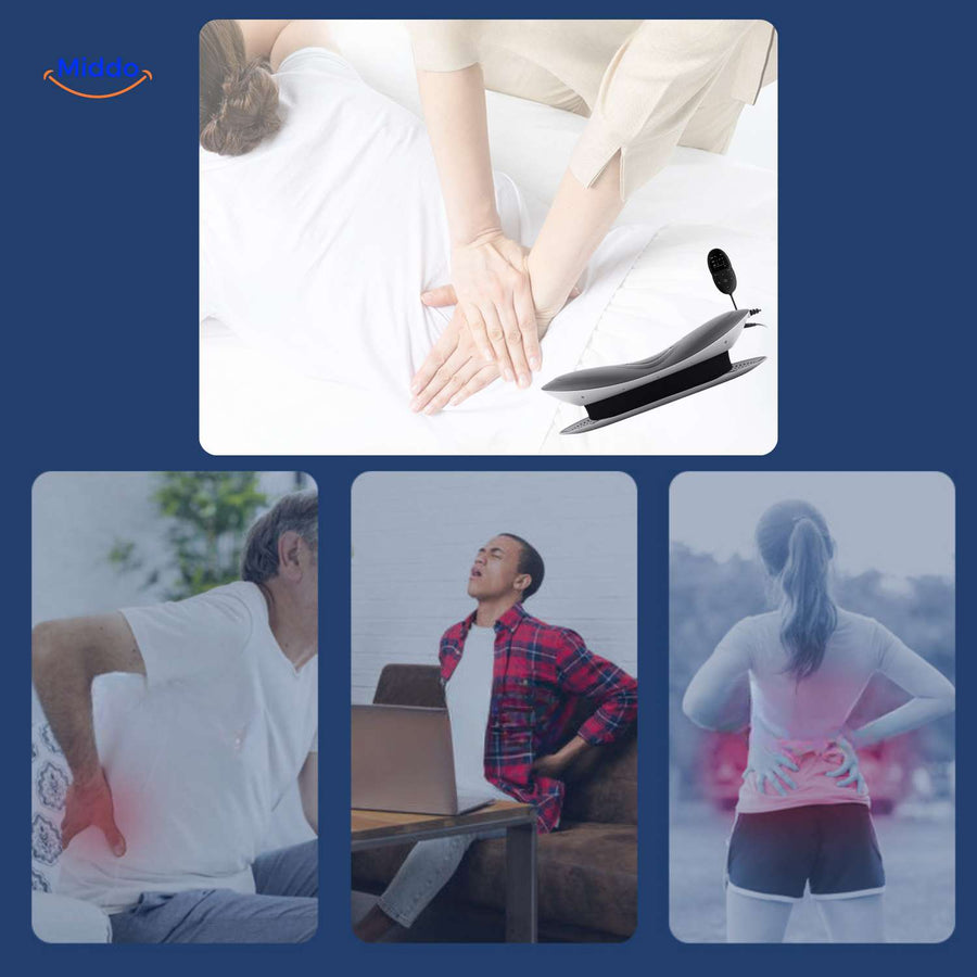 RelaxaCore™ Massager | Wärmekompression, Infrarot & Rückenstütze