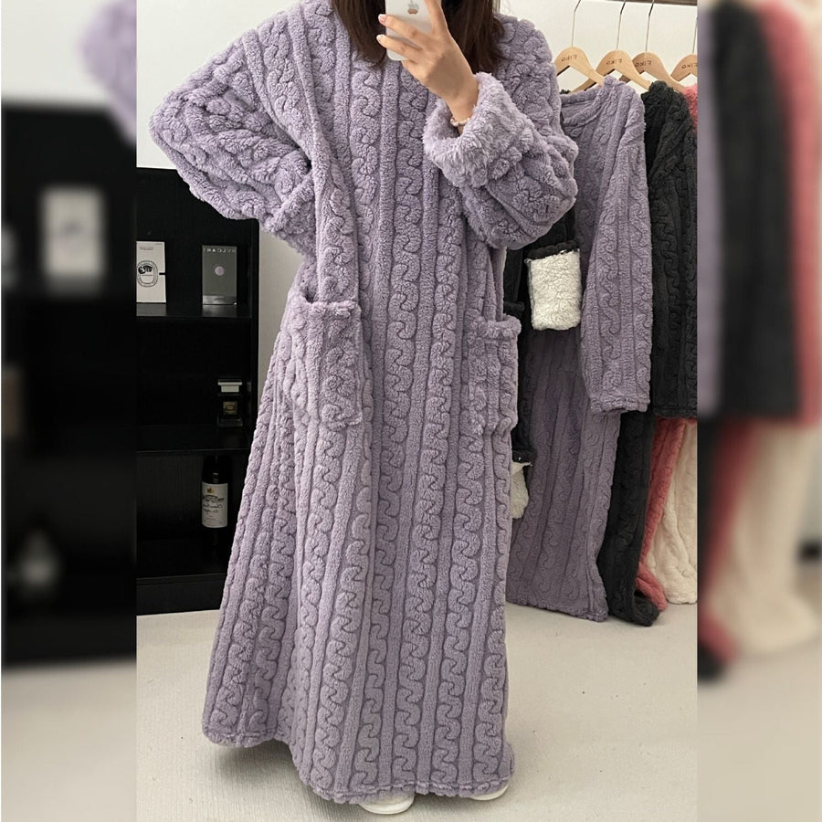 Snugglewear™ Deckenkleid | Weicher Fleece, mit Taschen & warm für den Winter