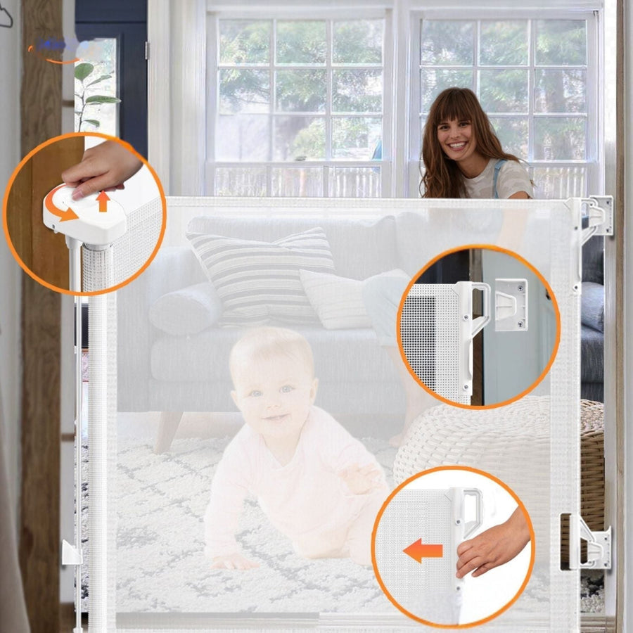 SafeGuard™ Faltbares Tor | Verstellbare Treppenschutzgitter