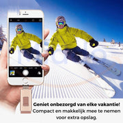 Nie wieder ein voller Speicher mit unserem 4-in-1 Flashlaufwerk. Dieses passt auf jedes Gerät