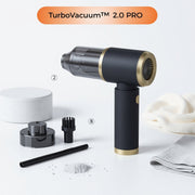 TurboVacuum™ 2.0 Pro | Ultimativer Arbeitsplatzreiniger für einen makellosen Schreibtisch