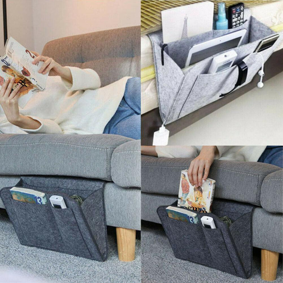 BedCaddy™ Organizer für Bett und Sofa | Halte deine Sachen in Reichweite