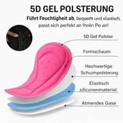 Cyclira™ Fahrradhose | Atmungsaktiv, Schnell trocknend & Hüftschutz