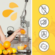 Citripress™ Entsafter | Gusseisen, Zitruspresse & Frischsaft leicht gemacht