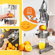 Citripress™ Entsafter | Gusseisen, Zitruspresse & Frischsaft leicht gemacht