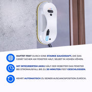CleanSweep™ Fensterroboter | Streifenfrei reinigen ohne Leiter