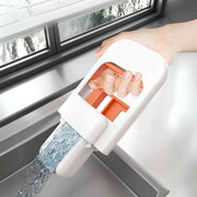 Cleanzy™ Mop | Zusammenklappbar, selbstwringend und für Nass- und Trockenreinigung geeignet