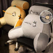 ComfyBack™ Rückenstützkissen | weiches Lendenkissen für Sofa und Bett