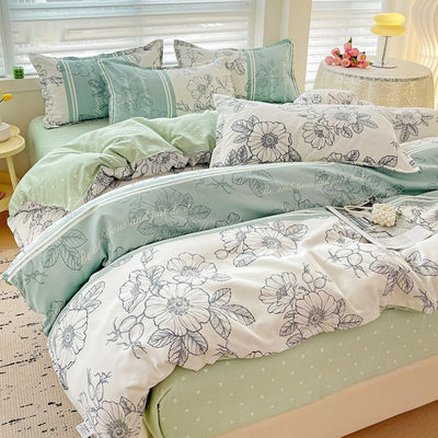 CottonNest™ | Baumwollbettwäsche für Mutter & Baby, 4-teiliges Set