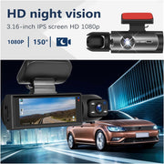 Dashcam Pro™ Full HD 1080P | Dual-Lens, Sicherheit und kristallklare Bilder