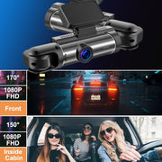 Dashcam Pro™ Full HD 1080P | Dual-Lens, Sicherheit und kristallklare Bilder