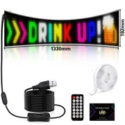 DriveFlex™ Matrix-LED-Display | Devil Eyes, Texte & Animationen per App + Fernbedienung