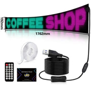 DriveFlex™ Matrix-LED-Display | Devil Eyes, Texte & Animationen per App + Fernbedienung