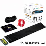 DriveFlex™ Matrix-LED-Display | Devil Eyes, Texte & Animationen per App + Fernbedienung