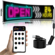 DriveFlex™ Matrix-LED-Display | Devil Eyes, Texte & Animationen per App + Fernbedienung