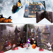 FestiveFrights™ Plüsch Gnom Adventskalender | Halloween- & Weihnachtsfeierdekoration
