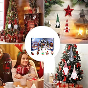 FestiveFrights™ Plüsch Gnom Adventskalender | Halloween- & Weihnachtsfeierdekoration