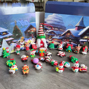 FestiveFrights™ Plüsch Gnom Adventskalender | Halloween- & Weihnachtsfeierdekoration