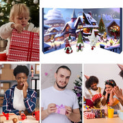 FestiveFrights™ Plüsch Gnom Adventskalender | Halloween- & Weihnachtsfeierdekoration
