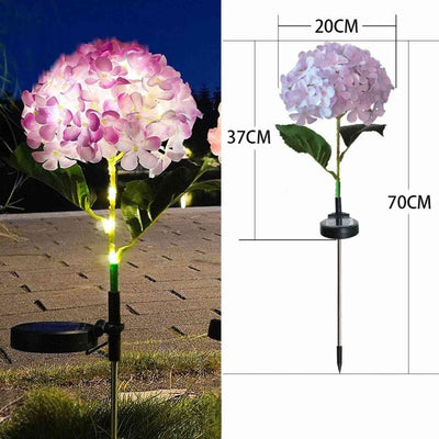 Florora™ Laterne | Solarbetriebenes, dekoratives Blumenlicht für stimmungsvolle Gartenatmosphäre