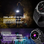 GlowTrack™ Uhr | LED-Taschenlampe, Herzfrequenzmonitor und Fitnessfunktionen