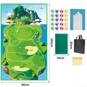 GolfEase™ Golfmatte | Schlagtraining mit Realistischem Gras und Superklebe-Option