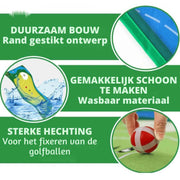GolfEase™ Golfmatte | Schlagtraining mit Realistischem Gras und Superklebe-Option