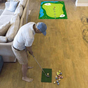 GolfEase™ Golfmatte | Schlagtraining mit Realistischem Gras und Superklebe-Option