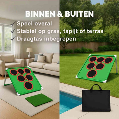 Golforia™ Spielmatte | Indoor-Outdoor-Golf, Ziele und kinderfreundlich