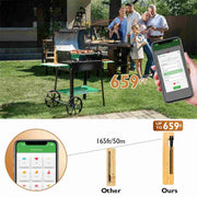 GrillGuard™ Thermo | Kabellos, Wasserdicht & Perfekt Gegartes Fleisch