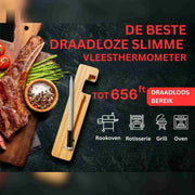 GrillGuard™ Thermo | Kabellos, Wasserdicht & Perfekt Gegartes Fleisch
