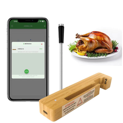 GrillGuard™ Thermo | Kabellos, Wasserdicht & Perfekt Gegartes Fleisch
