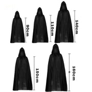 Grimora™ Set | Halloween-Mantel, Skelettmaske & Sichel-Accessoires