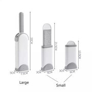 HandyBrush™ | Doppelseitiger Wiederverwendbarer Haustierhaareentferner mit selbstreinigender Basis
