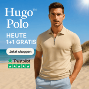 Hugo Polo - Herrenpolo mit Reißverschluss für einen eleganten Look