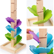LearnPlay™ Kugelbahn Baum | Bildungsfreundliches Holzspielzeug für Kinder