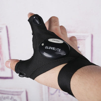 LightGrip™ Handschuhe | LED-Beleuchtung für nächtliches Laufen, Radfahren und Angeln