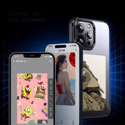 E-Ink NFC iPhone-Hülle | Tägliches Wechselndes Design mit Einem Klick | Für iPhone 13 bis 16