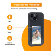 E-Ink NFC iPhone-Hülle | Tägliches Wechselndes Design mit Einem Klick | Für iPhone 13 bis 16