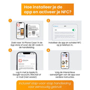 E-Ink NFC iPhone-Hülle | Tägliches Wechselndes Design mit Einem Klick | Für iPhone 13 bis 16