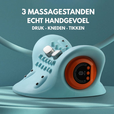 NeckEase™ Massagekissen | Knetmassage, EMS & Wärmetherapie