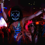 PhantomGlow™ Maske | LED-Licht, Lumineszierend & Perfekt für Halloween