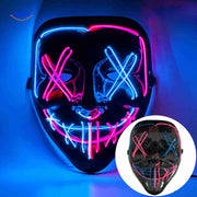 PhantomGlow™ Maske | LED-Licht, Lumineszierend & Perfekt für Halloween